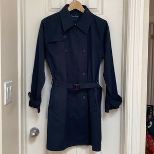 Tristan Dark Navy Trench Coat